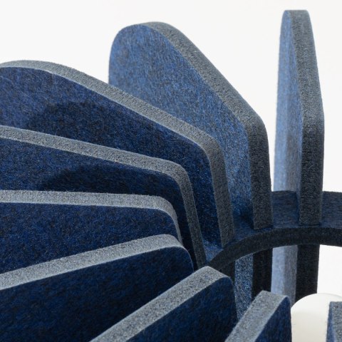 Sollux Lighting Lampa podłogowa MULA 45 granatowa