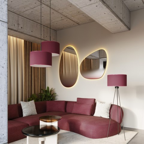Sollux Lighting Lampa podłogowa NEVIA burgund