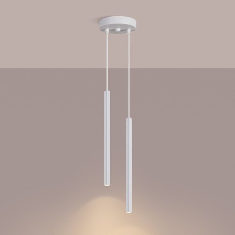 Sollux Lighting Lampa wisząca ARCHE 2P biała