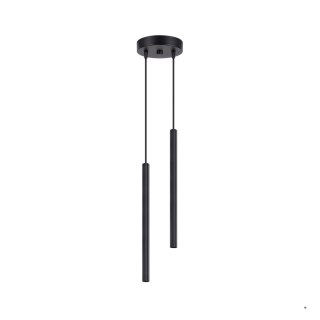 Sollux Lighting Lampa wisząca ARCHE 2P czarna