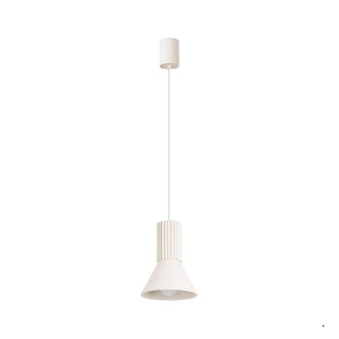 Sollux Lighting Lampa wisząca ESTRIA 1 beżowa