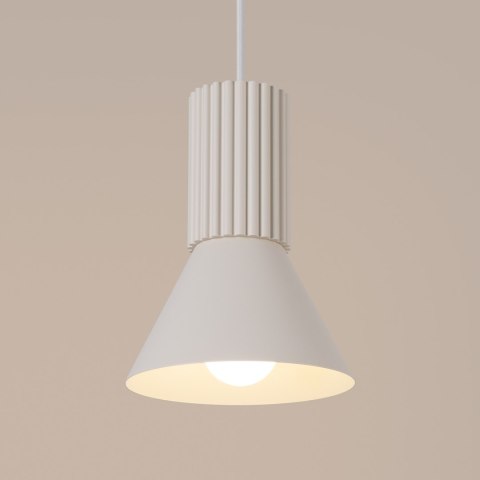 Sollux Lighting Lampa wisząca ESTRIA 1 beżowa