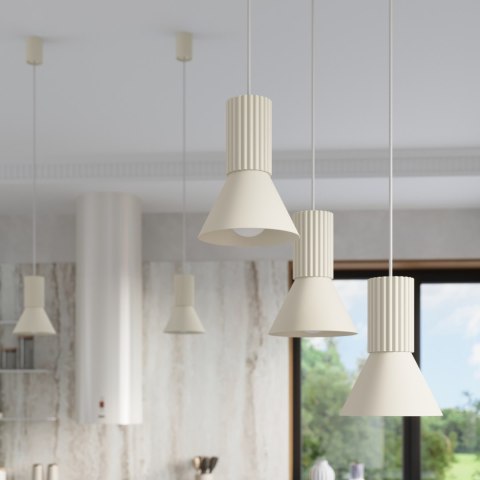 Sollux Lighting Lampa wisząca ESTRIA 1 beżowa