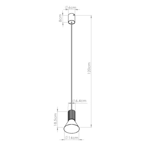 Sollux Lighting Lampa wisząca ESTRIA 1 beżowa/zielona oliwka