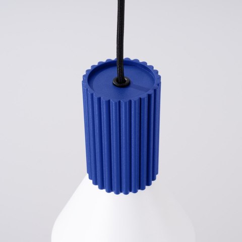 Sollux Lighting Lampa wisząca ESTRIA 1 biała/ultramaryna