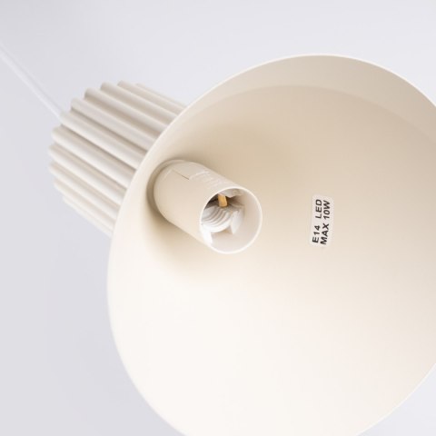 Sollux Lighting Lampa wisząca ESTRIA 3P beżowa