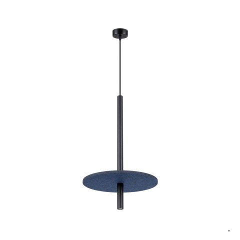 Sollux Lighting Lampa wisząca FELTRO 1 czarna/granatowa