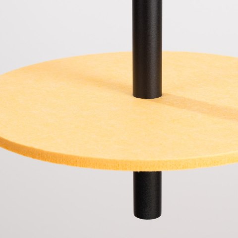 Sollux Lighting Lampa wisząca FELTRO 1 czarna/żółta