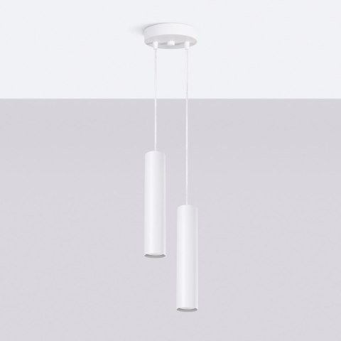 Sollux Lighting Lampa wisząca LAGOS 2P biała