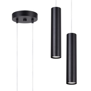 Sollux Lighting Lampa wisząca LAGOS 2P czarna