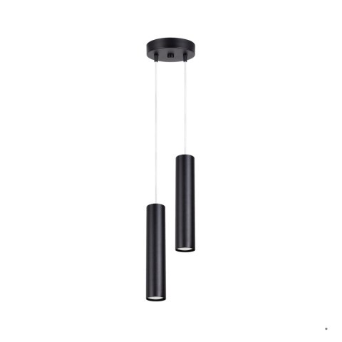 Sollux Lighting Lampa wisząca LAGOS 2P czarna