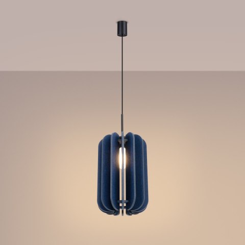 Sollux Lighting Lampa wisząca MULA 27 granatowa