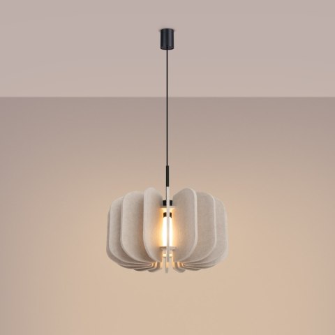 Sollux Lighting Lampa wisząca MULA 45 beżowa