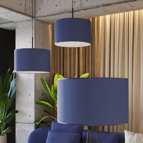 Sollux Lighting Lampa wisząca NEVIA granat
