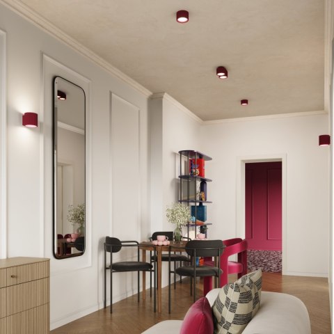 Sollux Lighting Plafon AURA 1 burgund Gx53