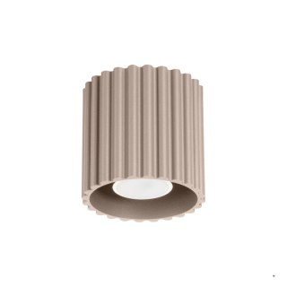 Sollux Lighting Plafon AURA 1 taupe GU10