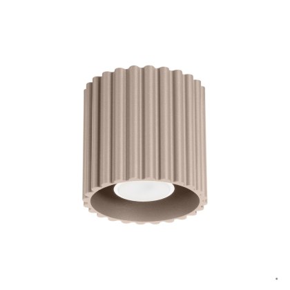 Sollux Lighting Plafon AURA 1 taupe GU10