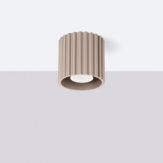 Sollux Lighting Plafon AURA 1 taupe GU10