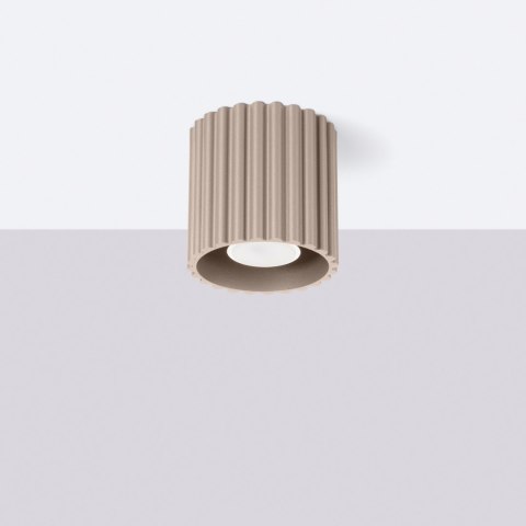 Sollux Lighting Plafon AURA 1 taupe GU10