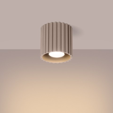 Sollux Lighting Plafon AURA 1 taupe GU10