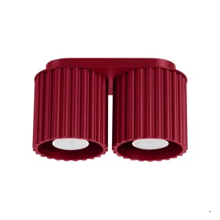 Sollux Lighting Plafon AURA 2 burgund GU10