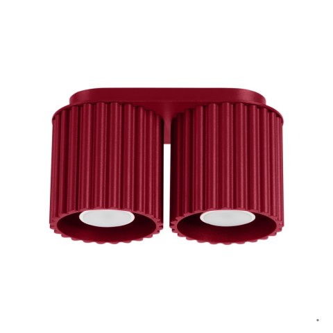 Sollux Lighting Plafon AURA 2 burgund GU10