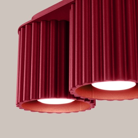 Sollux Lighting Plafon AURA 2 burgund GU10