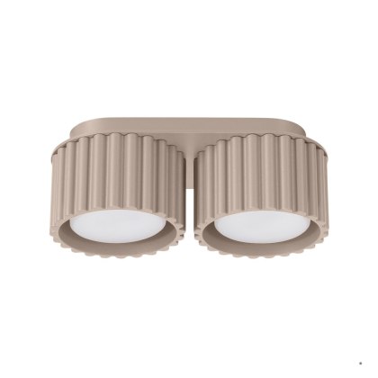 Sollux Lighting Plafon AURA 2 taupe Gx53