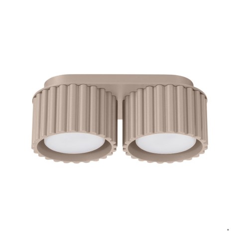 Sollux Lighting Plafon AURA 2 taupe Gx53