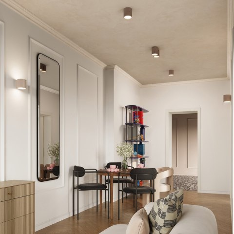 Sollux Lighting Plafon AURA 2 taupe GU10