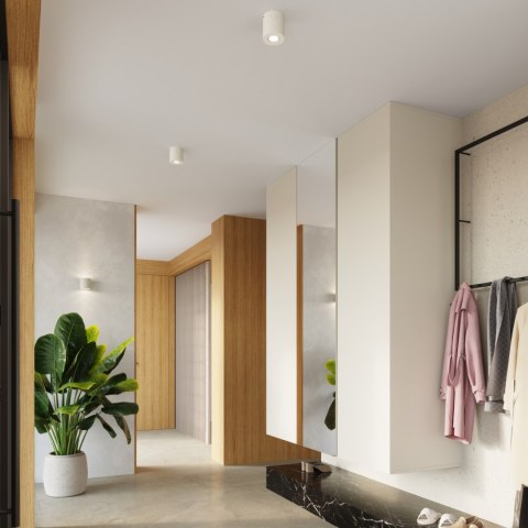 Sollux Lighting Plafon ORBIS beton beżowy