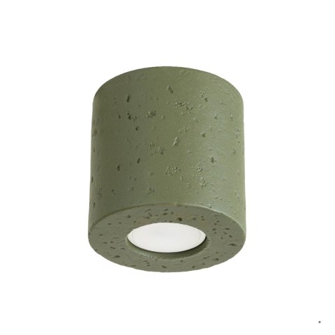 Sollux Lighting Plafon ORBIS beton zielona oliwka