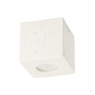 Sollux Lighting Plafon QUAD beton beżowy