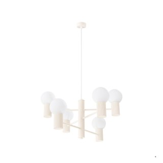 Sollux Lighting Żyrandol HALO 6 beżowy