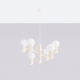 Sollux Lighting Żyrandol HALO 6 beżowy