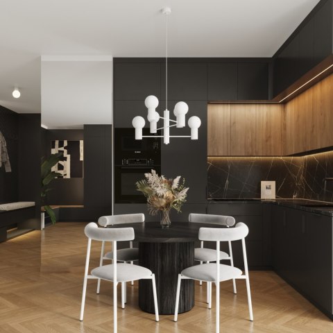 Sollux Lighting Żyrandol HALO 6 biały