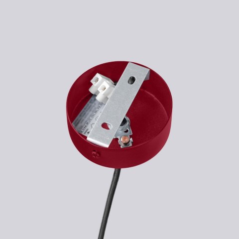 Sollux Lighting Żyrandol HALO 6 burgund