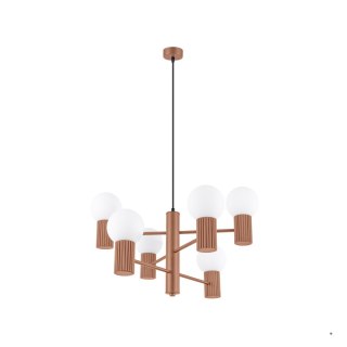 Sollux Lighting Żyrandol HALO 6 mocca