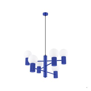 Sollux Lighting Żyrandol HALO 6 ultramaryna