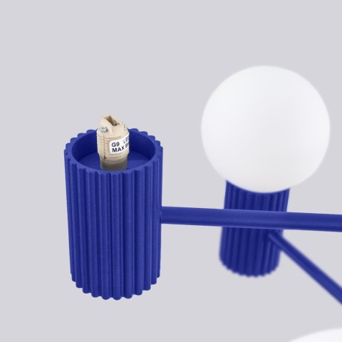 Sollux Lighting Żyrandol HALO 6 ultramaryna