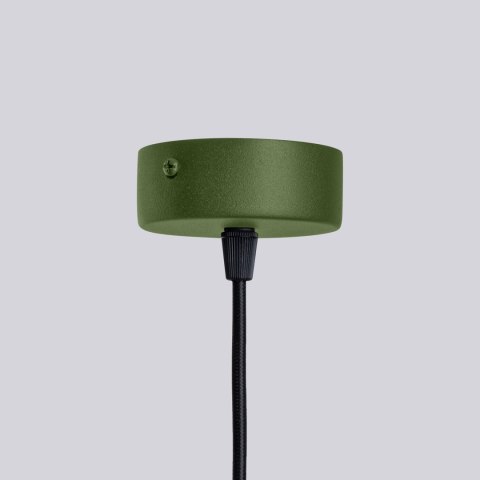 Sollux Lighting Żyrandol HALO 6 zielony oliwkowy