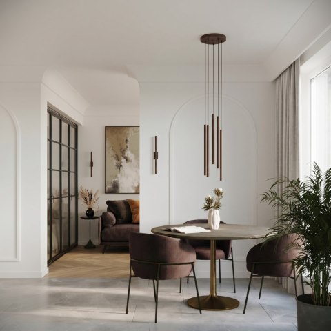 Sollux Lighting Kinkiet PASTELO 2 brązowy