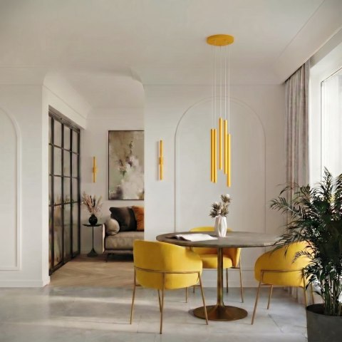 Sollux Lighting Kinkiet PASTELO 2 żółty