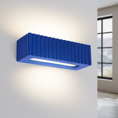 Sollux Lighting Kinkiet ceramiczny RIGATA ultramaryna