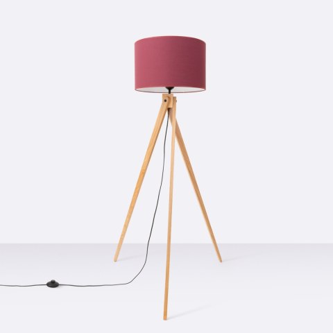 Sollux Lighting Lampa podłogowa NATT burgund