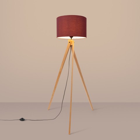 Sollux Lighting Lampa podłogowa NATT burgund
