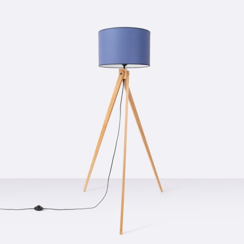 Sollux Lighting Lampa podłogowa NATT granat