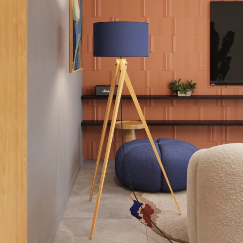 Sollux Lighting Lampa podłogowa NATT granat