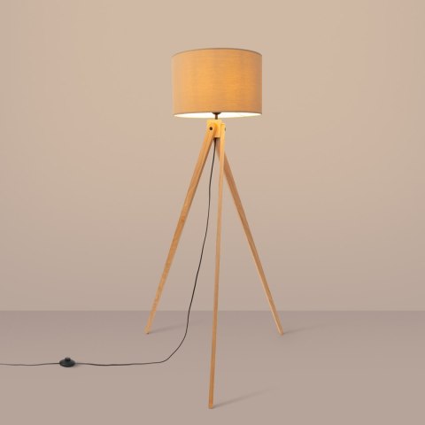 Sollux Lighting Lampa podłogowa NATT taupe