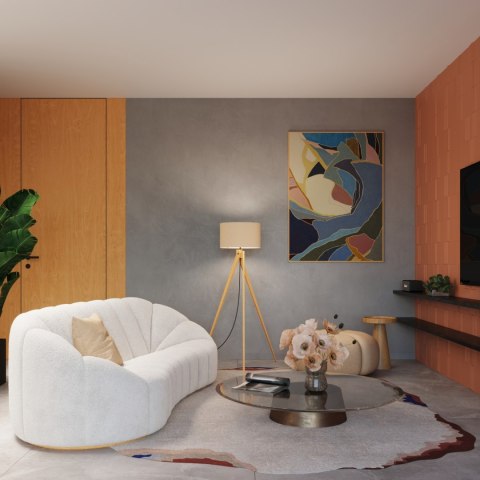 Sollux Lighting Lampa podłogowa NATT taupe